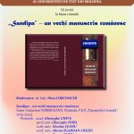 Masa rotundă „Sandipa – un vechi manuscris românesc” 