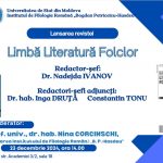 Lansarea revistei „Limbă Literatura Folclor”